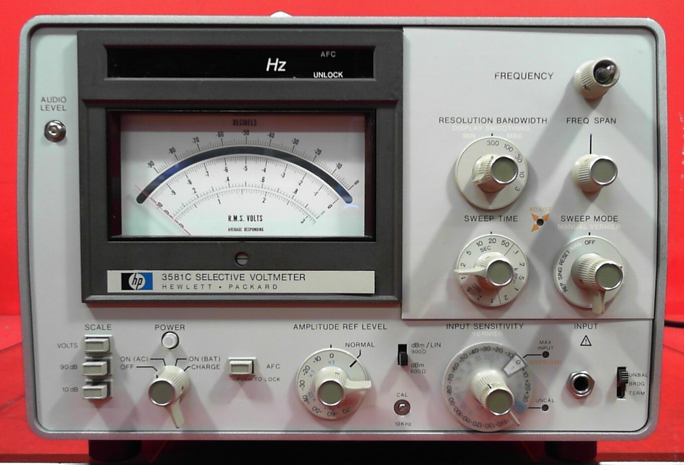 HP - Agilent - Keysight 3581C Selective Voltmeter