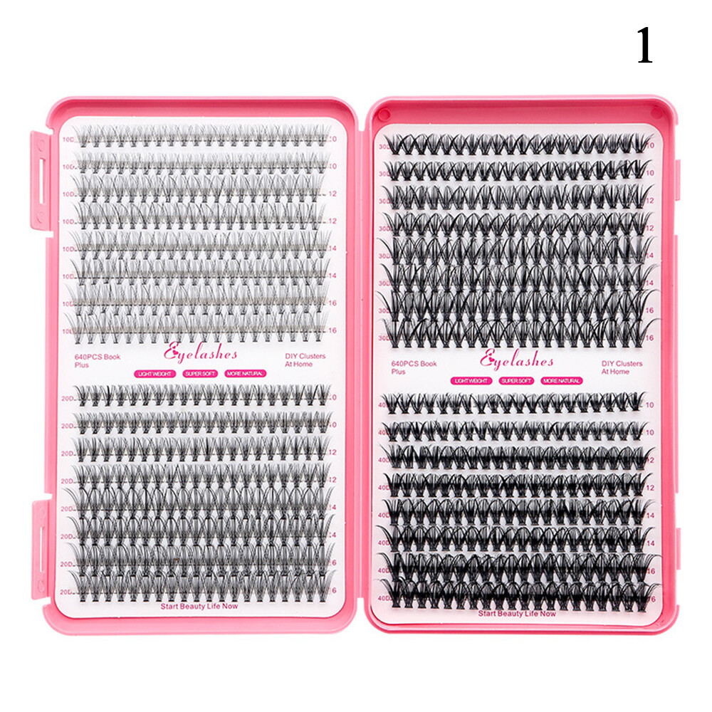 32 Rows Clusters Eyelash Individual Lashes Eyelash Grafting 30D/40D Curl ↲