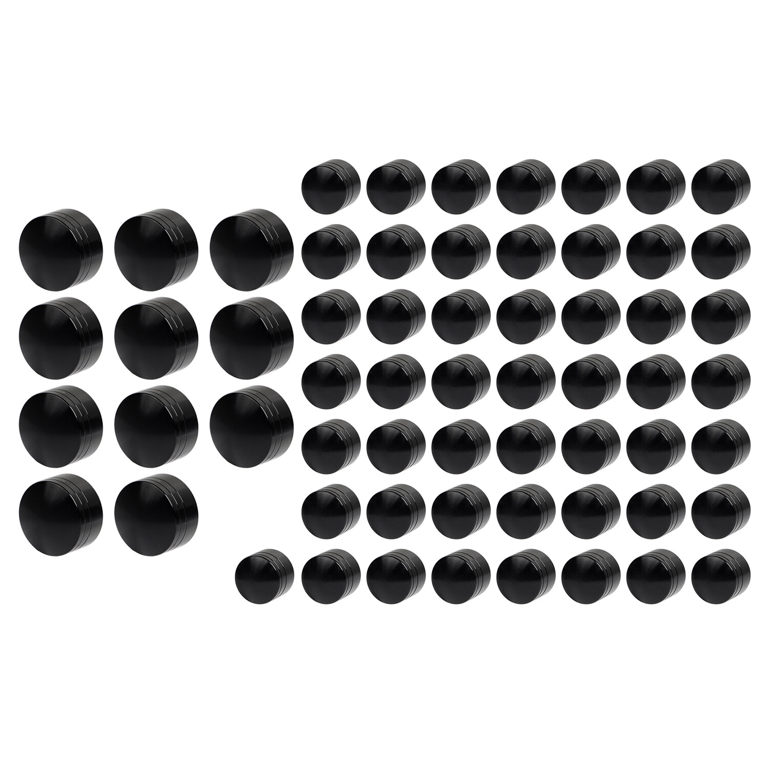 61pcs CNC Engine Bolt Covers Cap For Harley Heritage Softail FLSTC FXST Breakout