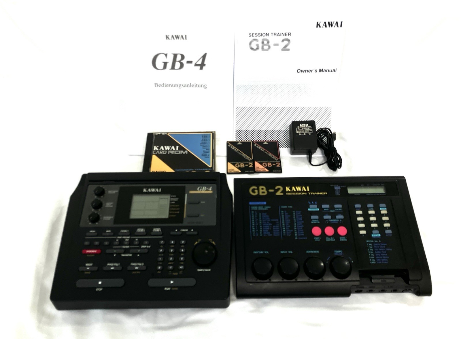 Kawai GB-2 GB-4 Session Trainer Bundle 2 ROM Cards Manuals AC Adapter