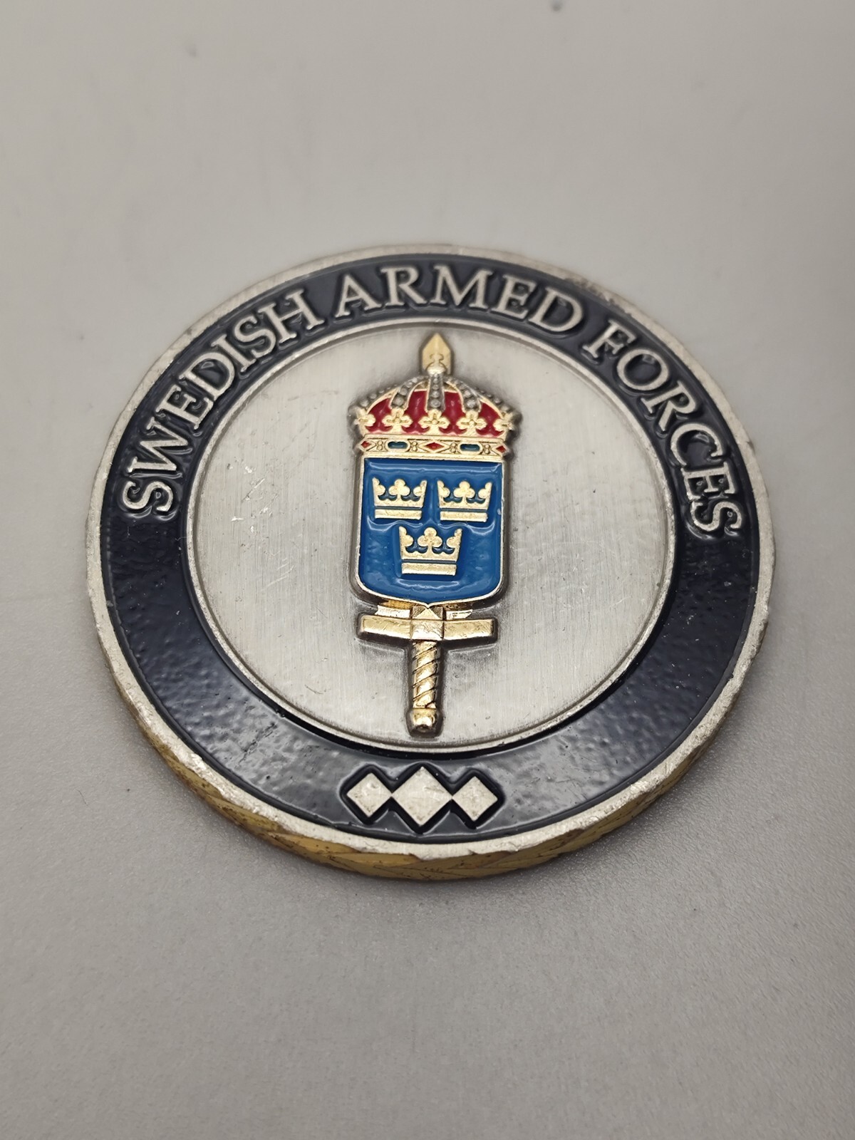 Swedish Armed Forces Colonel Anders Edholm Challenge Coin