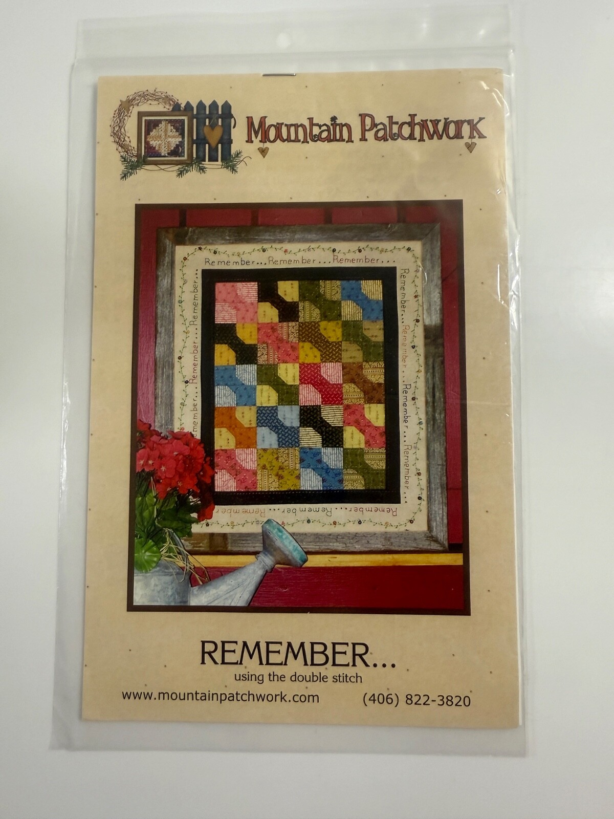 Mountain Patchwork REMEMBER Quilt Pattern