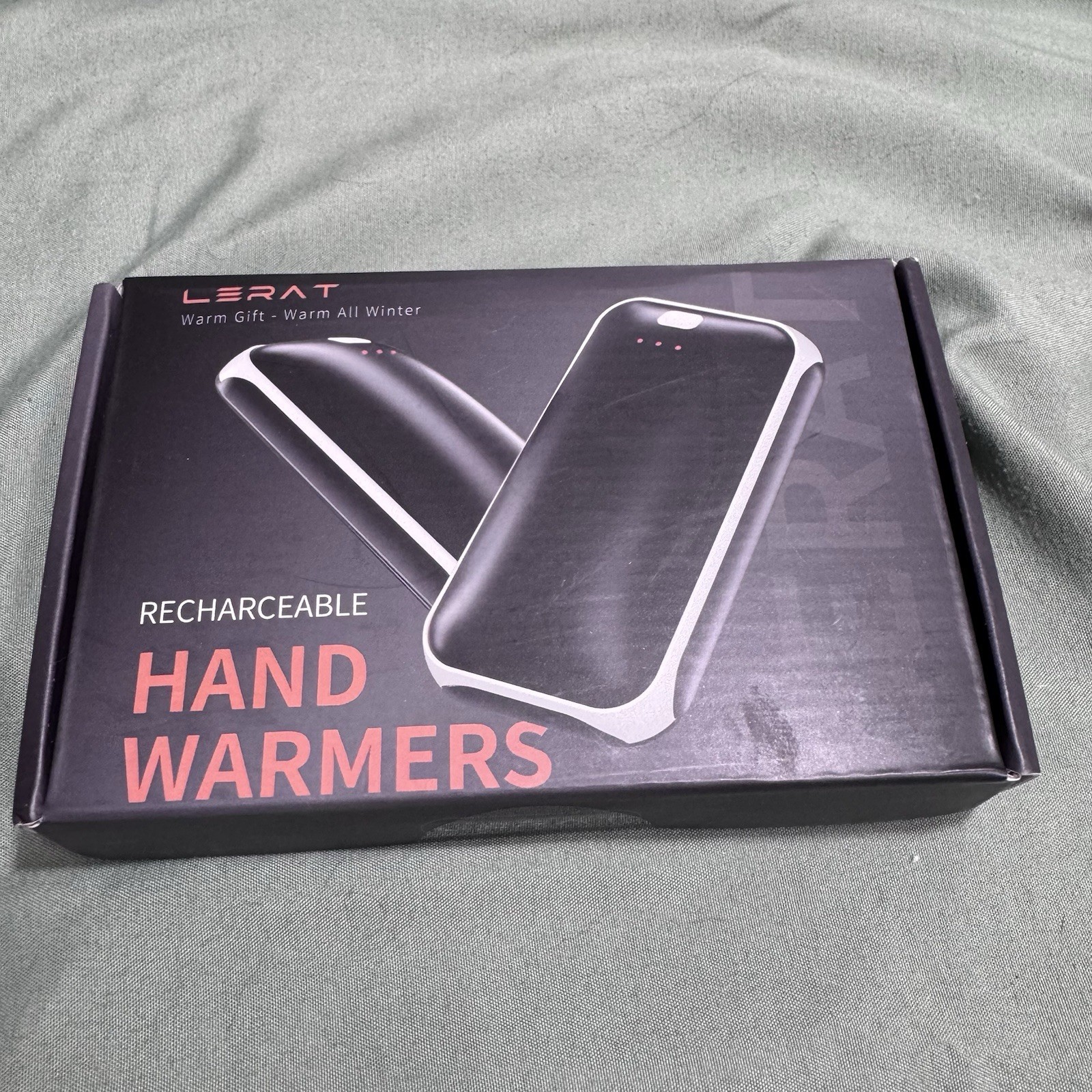 LERAT Rechargeable Hand Warmers 2‑Pack | Portable Electric Pocket Heater | Fast