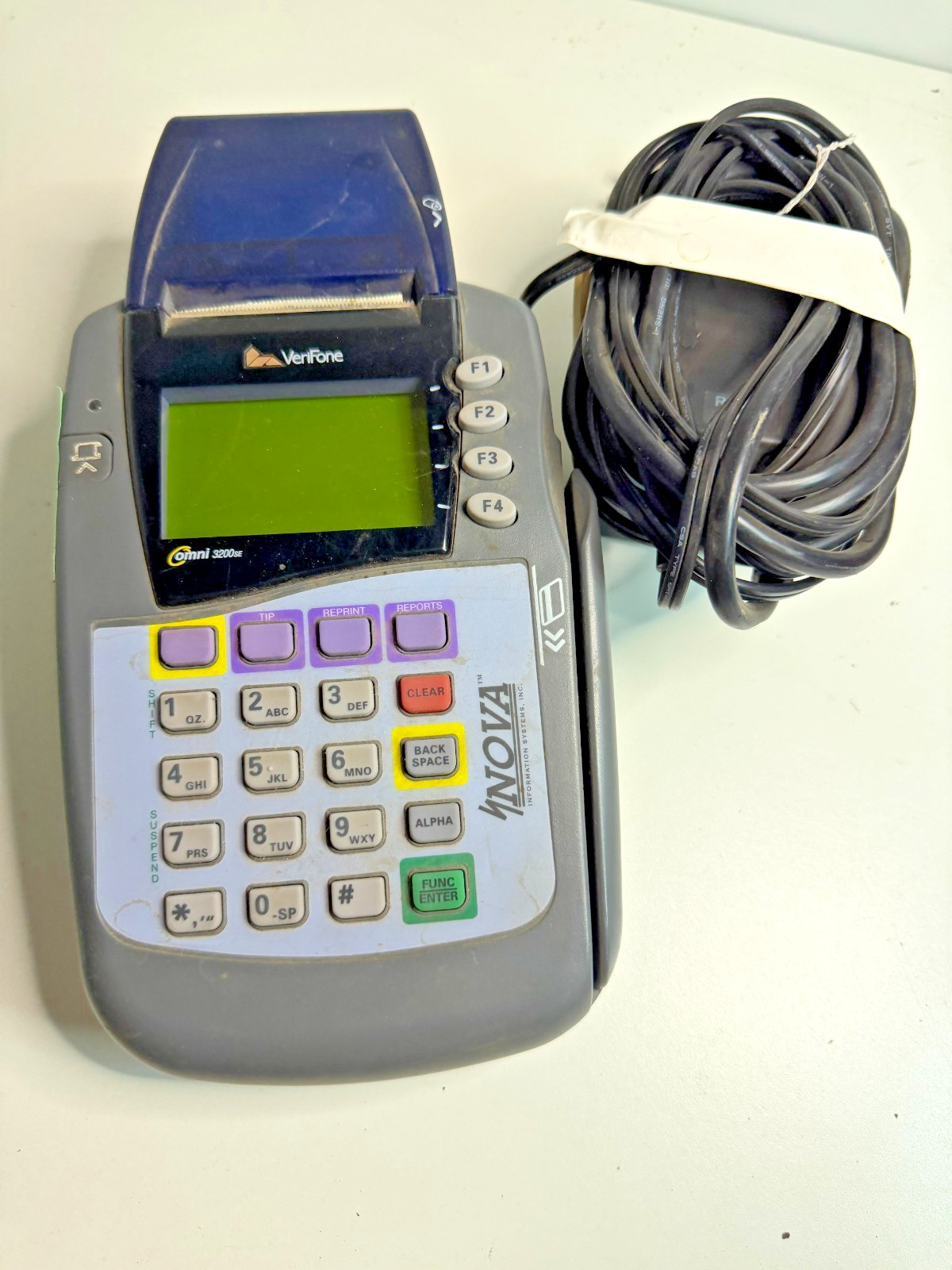Verifone Omni 3200SE Portable LCD Display Credit Card Payment Terminal