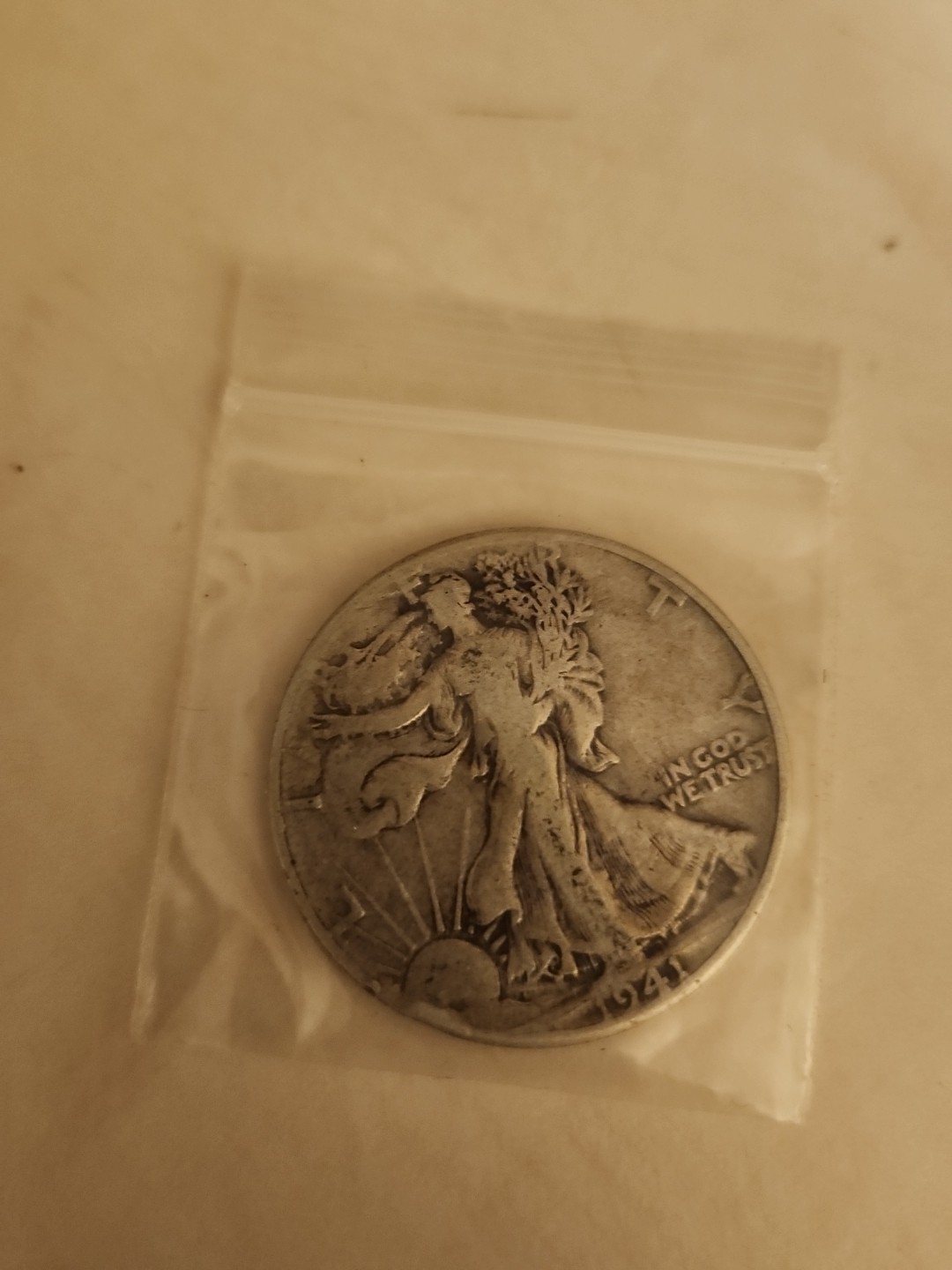1941 walking liberty half dollar
