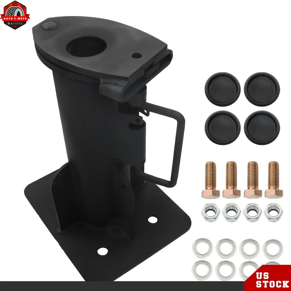 To Gooseneck Ball 15" Fifth (5th) Wheel Camper RV Trailer Adapter Hitch