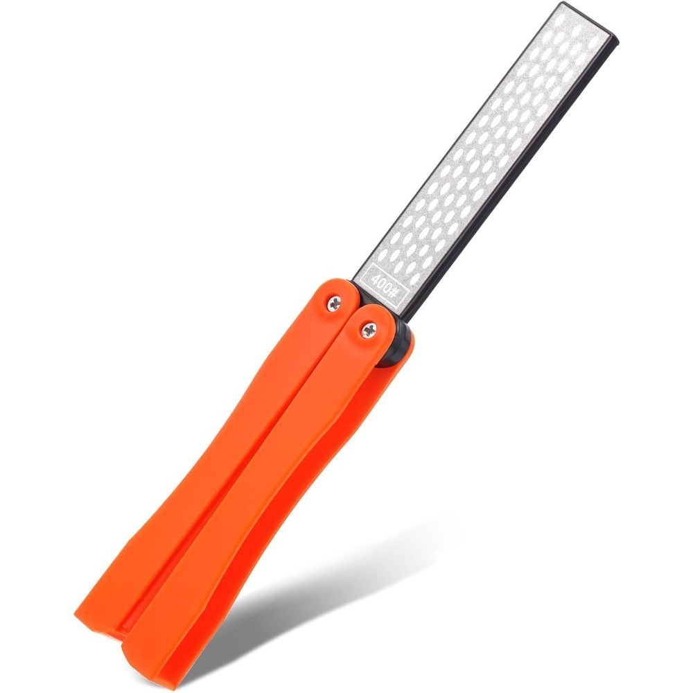 Double Sides Knife Sharpener Tool 400/600 Grits Diamond Sharpening Stone Tool