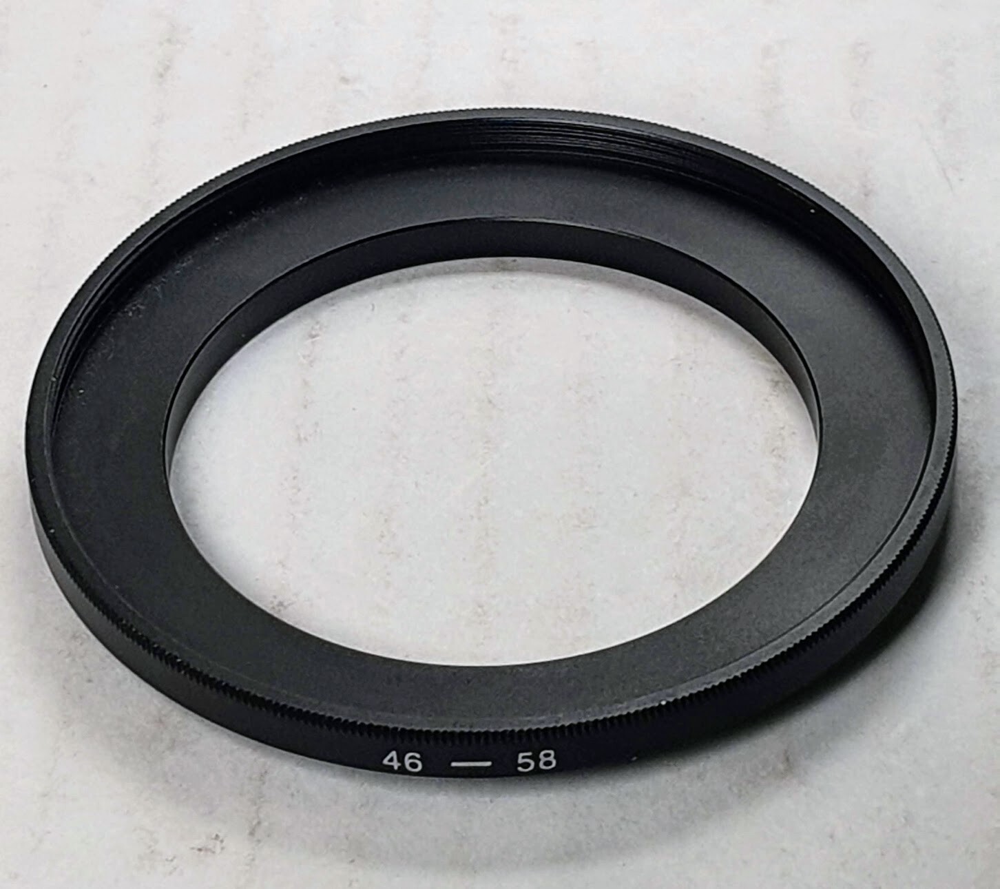 46-58mm Metal Step Up Adapter Ring 46mm Lens to 58mm Filter Converter E46-E58