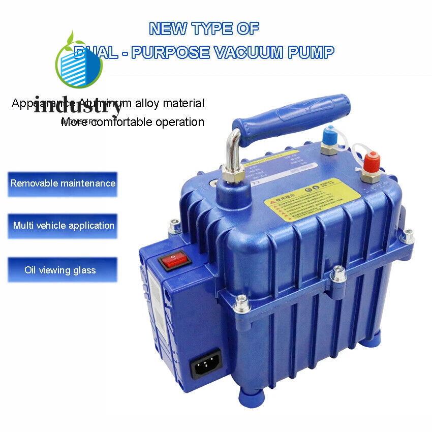 Automotive Air-Conditioning Vacuum Pumping Inflating Dual Purpose Aluminum New