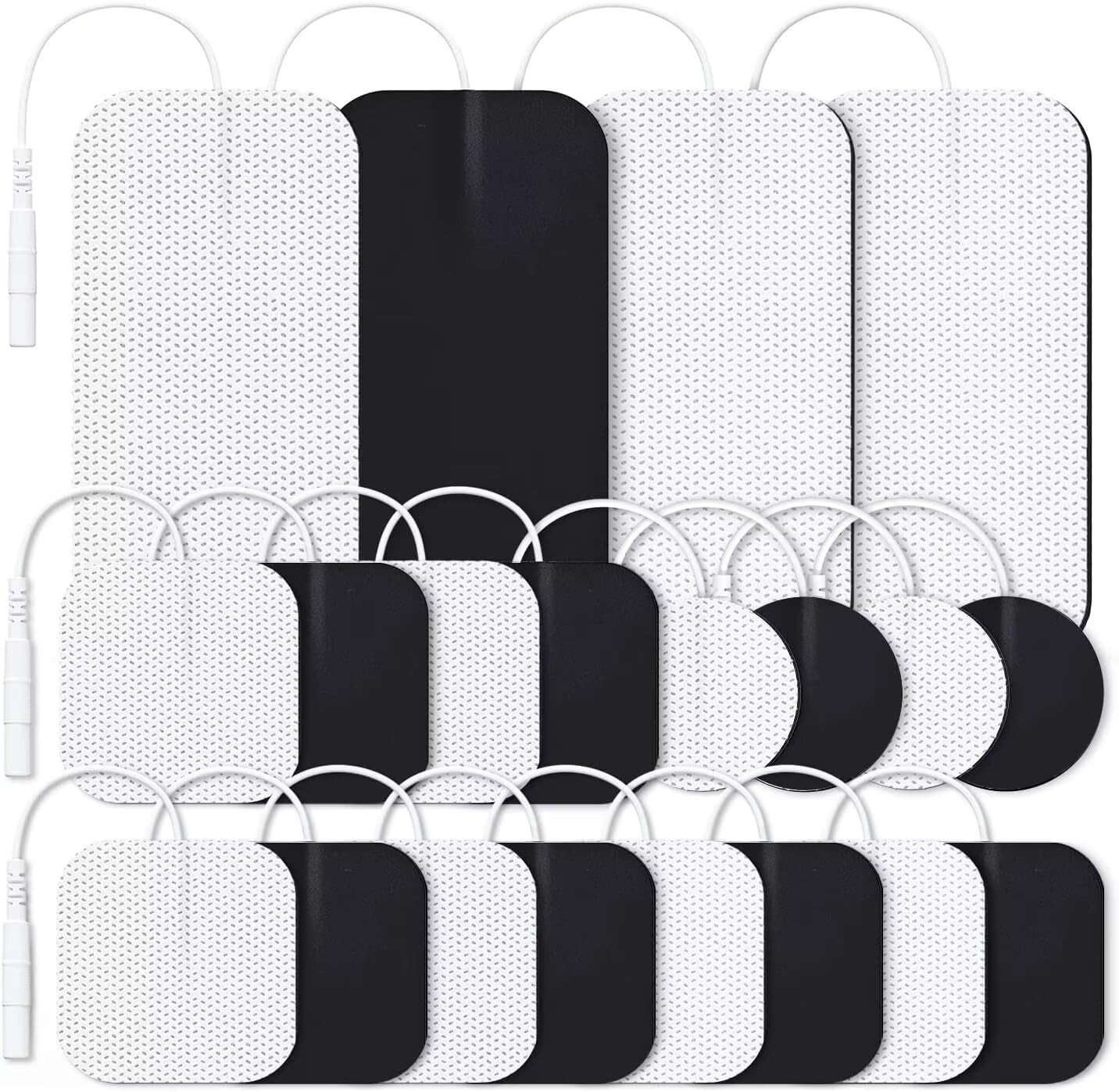 TENS Unit Replacement Pads Combination Set, 20 Packs Multiple Sizes Electrode...