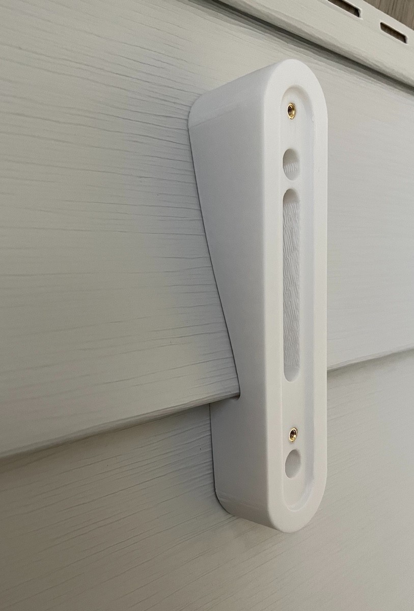 Google Nest Doorbell (Battery)  4" - 5" Vinyl Siding Mounts (0º to 45º)