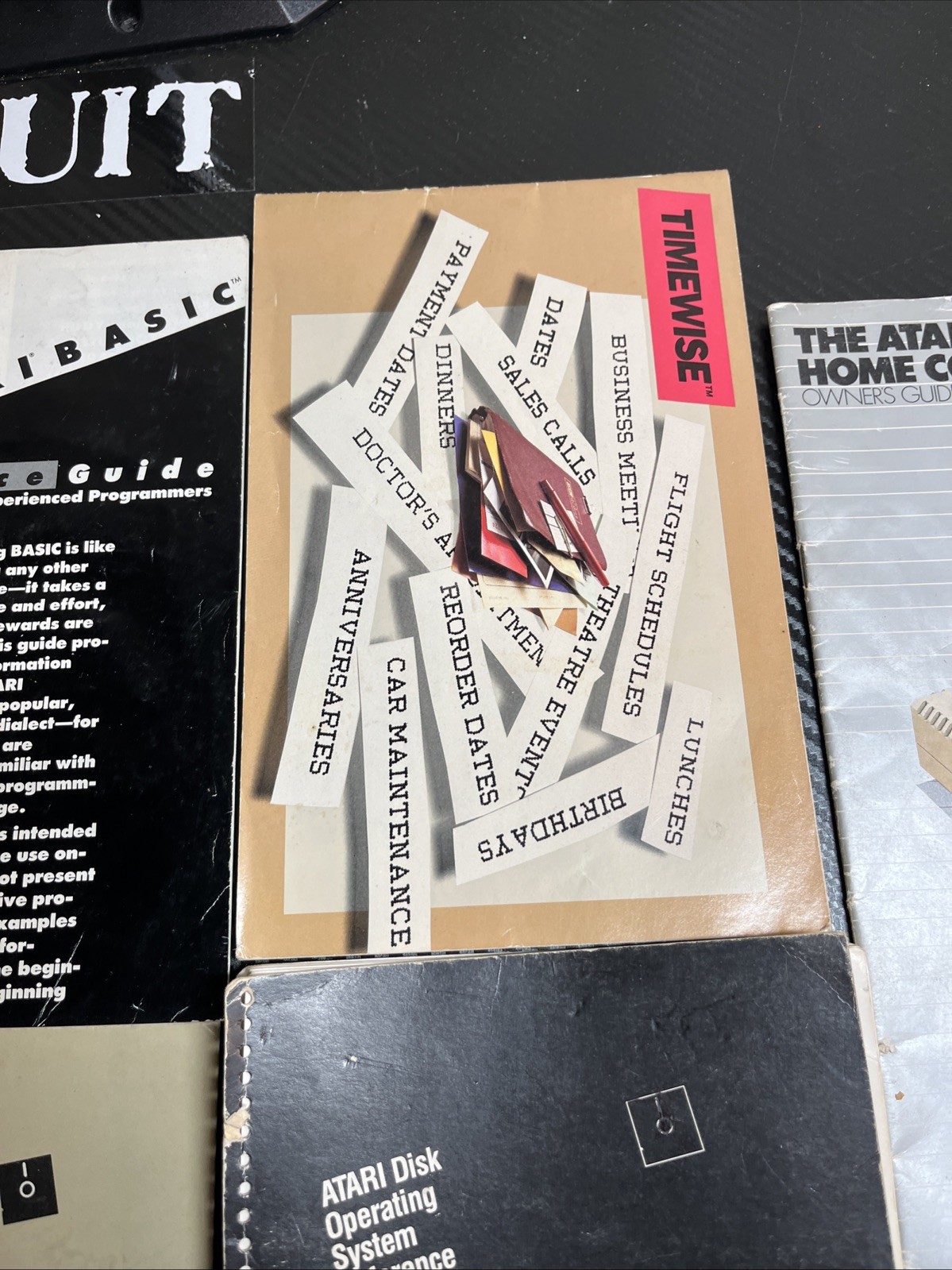 Vintage ATARI 800/XL Home Computer Owner's Guide Plus Extra Manuals