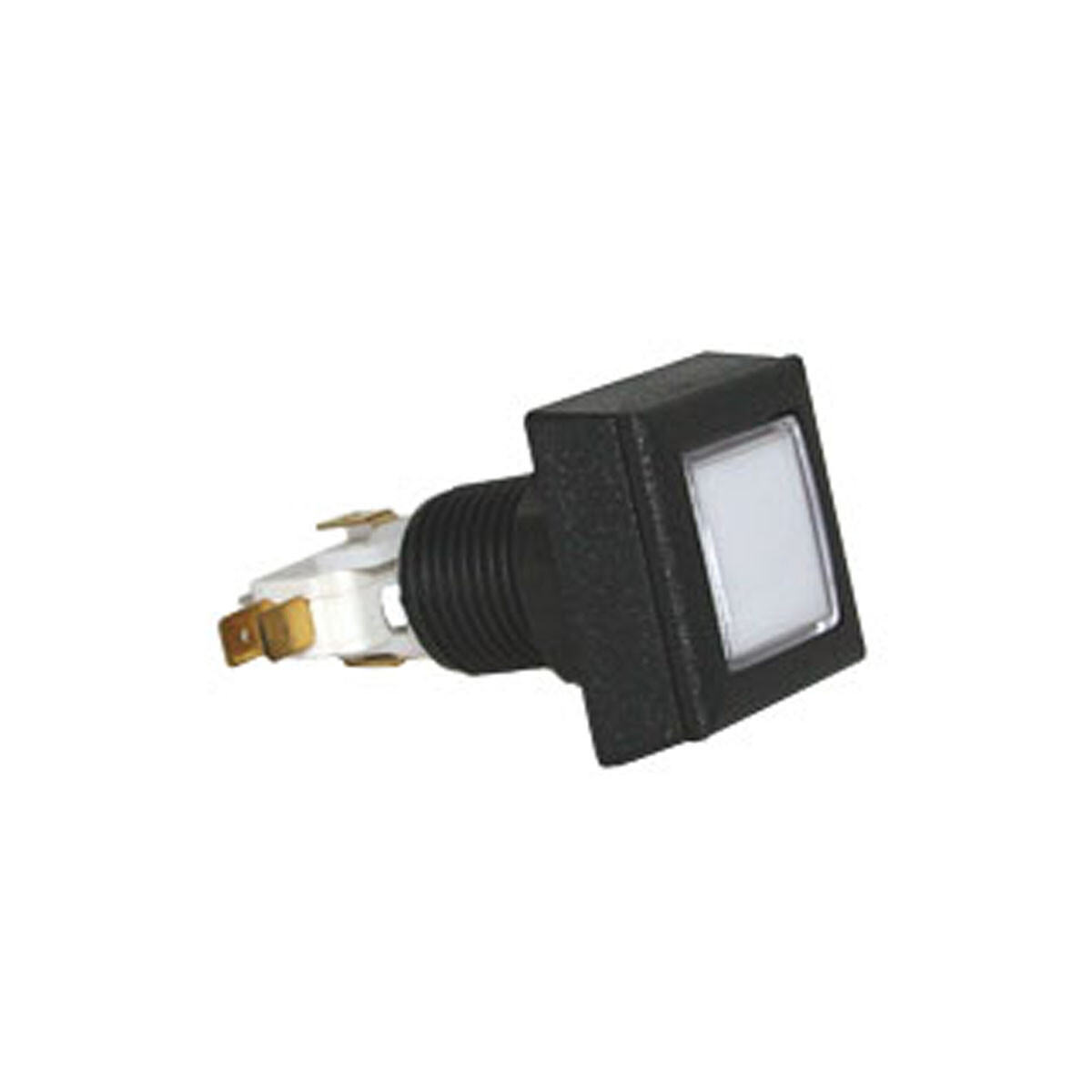 Pushbutton Square Small Low Profile Illuminated with Microswitch - 57-0004