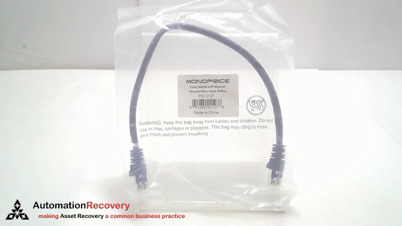 MONOPRICE 2127, ETHERNET PATCH CABLE, SEE DESC #317425