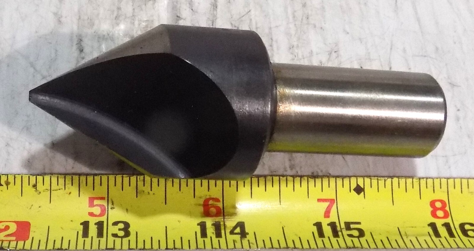New Spain Made HSS Counter Sink 1-1/4" Diameter X 60° Included Angle X 1 Flute