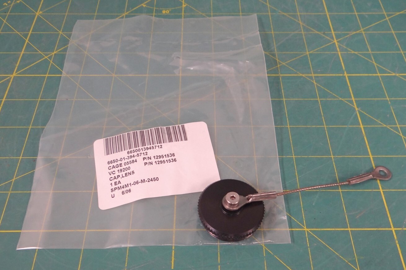 Seiler 12951536 Lens Cap w/ Wire Rope NSN 6650-01-394-5712