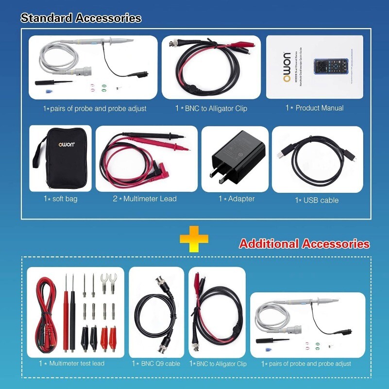 HDS2202S Handled Digital Oscilloscope for OWON HDS200 Series High Performance--