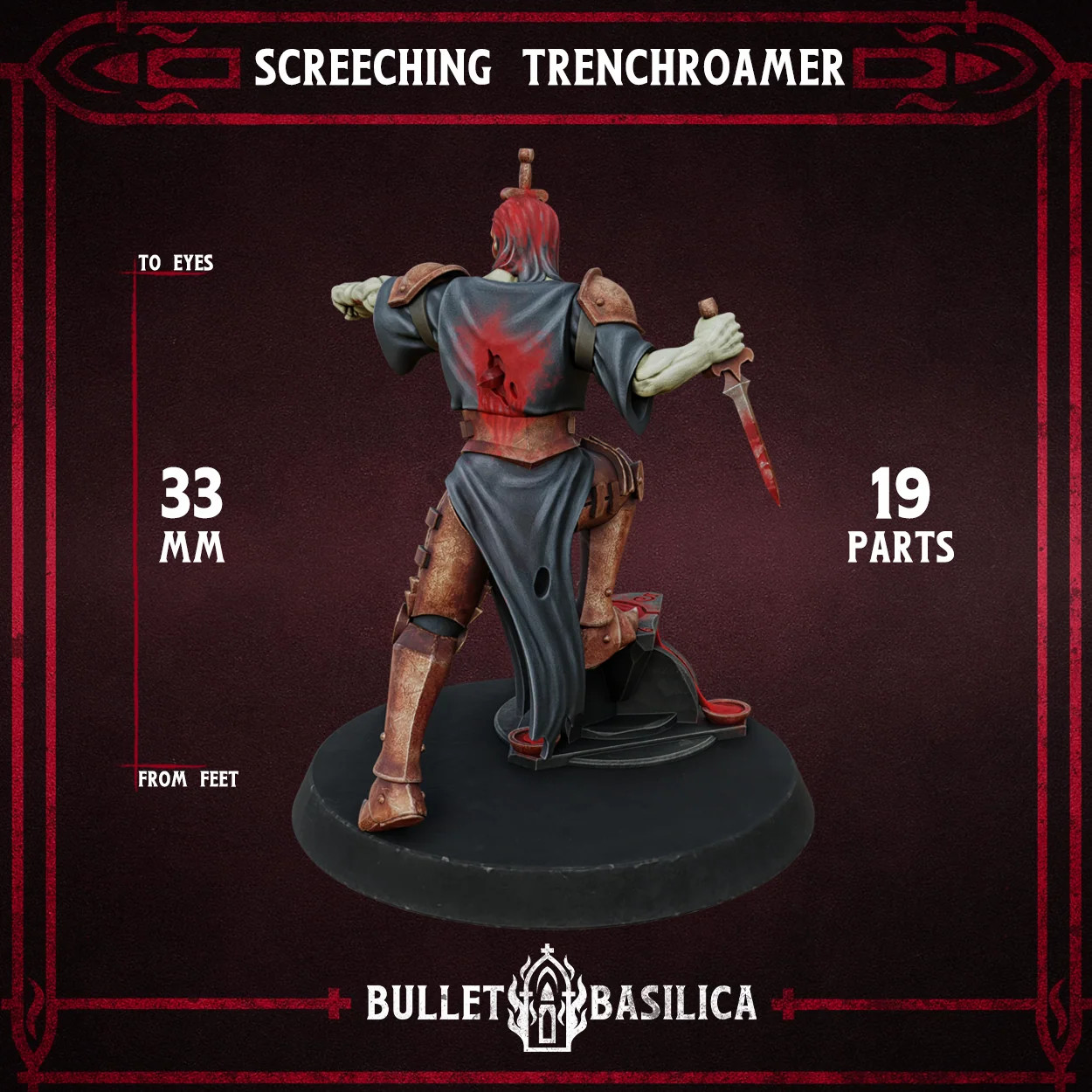 Screeching Trenchroamer - Resin Tabletop Miniature