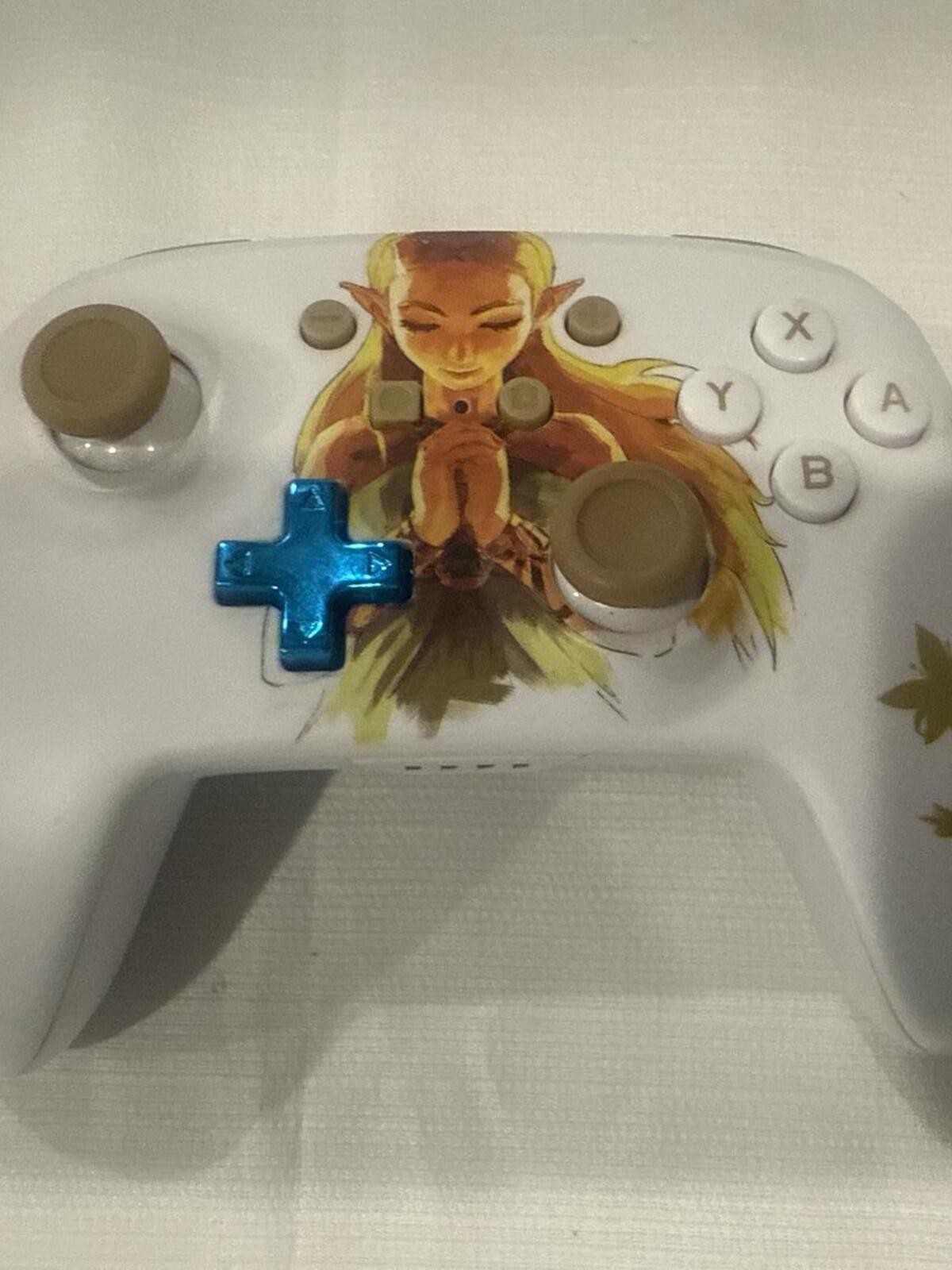 PowerA Enhanced Wireless Controller Nintendo Switch Princess Zelda White/Blue