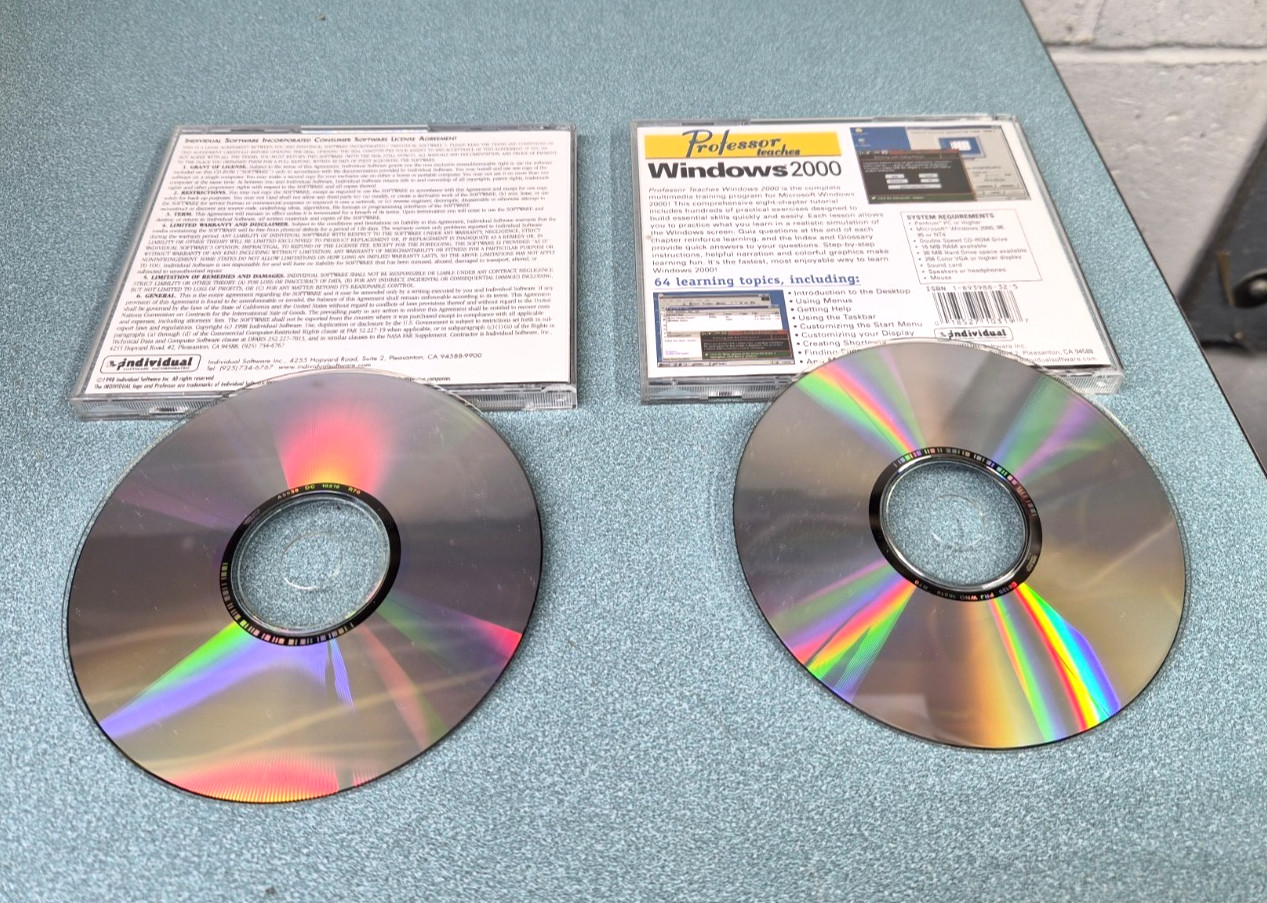 Microsoft Office 97 Pro Netscape Running Windows 98 CD Professor Teaches Lot