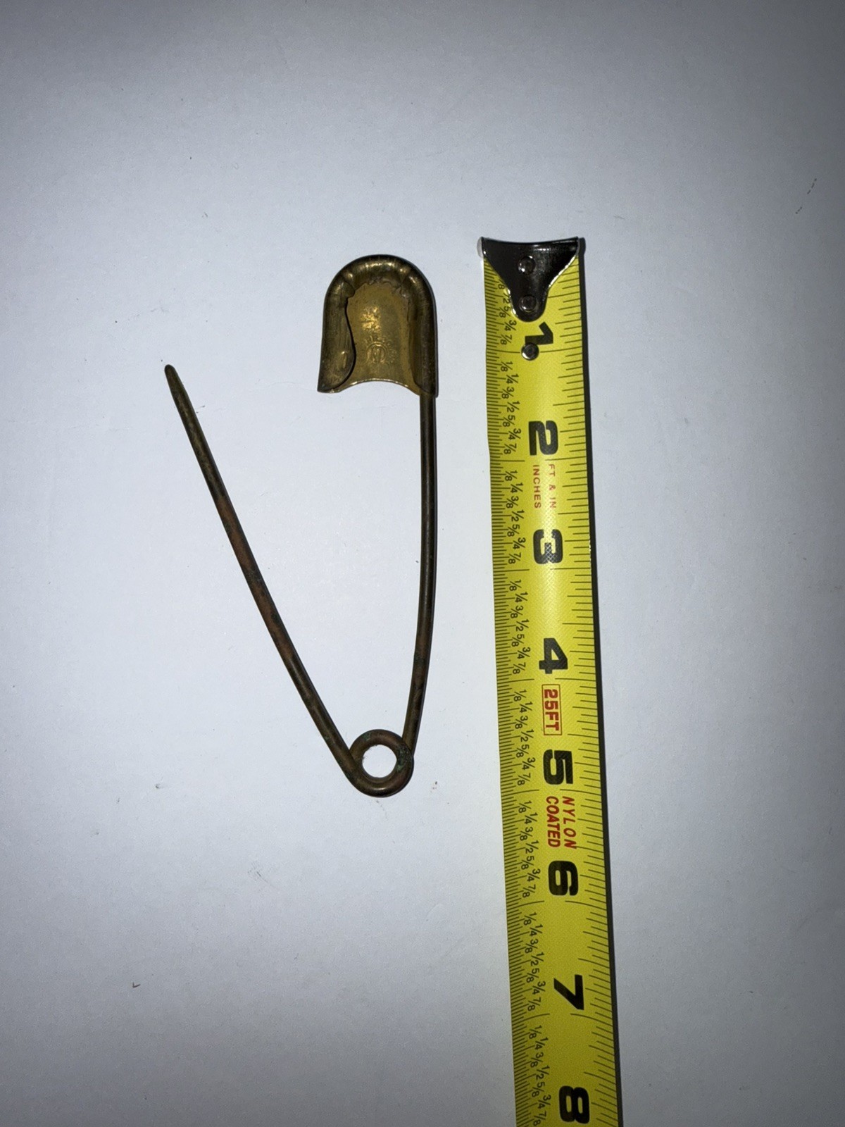 VTG Horse Blanket Safety Pin 5” Long Pat. April 20 1926 - Antique Tack
