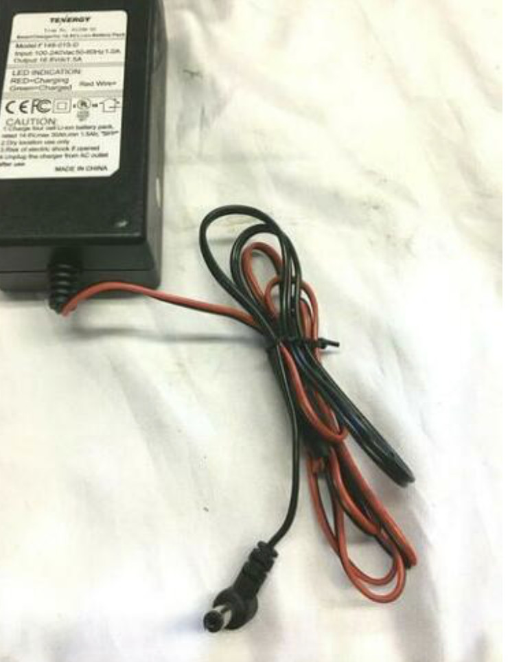 Tenergy Lot of 2 Smart Charger 14.8V Cells Li-ion/Li-Poly Batt Pack F148-015-D
