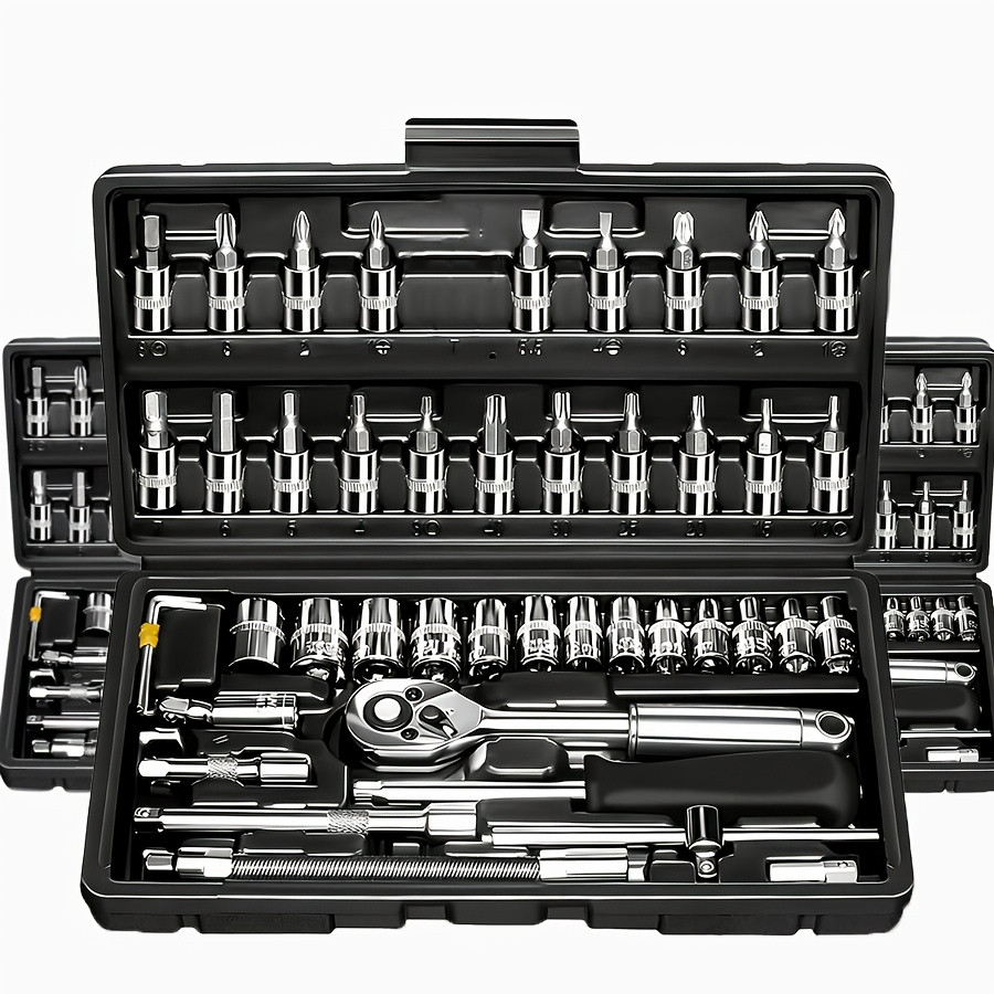 45pcs High-end Professional Tool Set, Torque Wrench