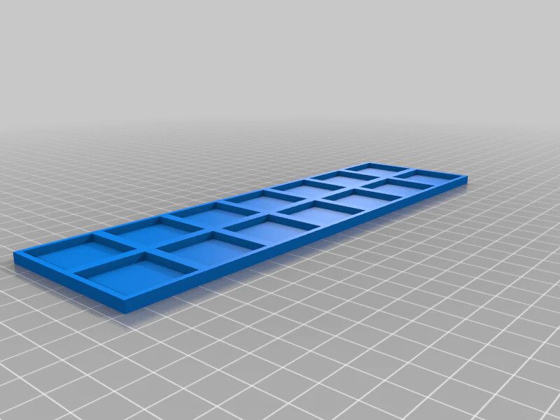 25mm Square To 30mm Square Base Conversion Movement Trays - old world compatible