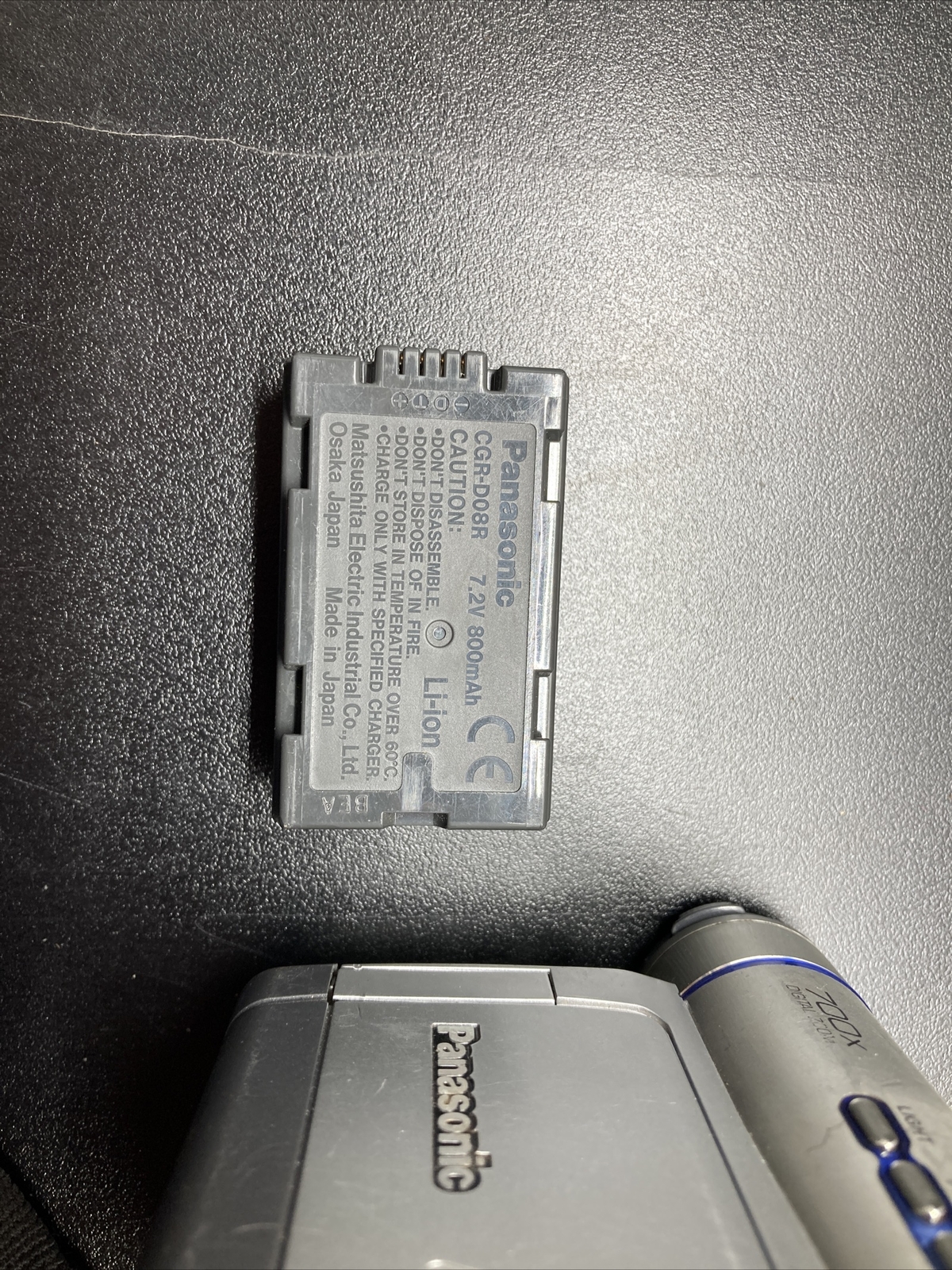 PARTS REPAIR Panasonic PV- DV1030 Recorder Camcorder Camera Silver Untested