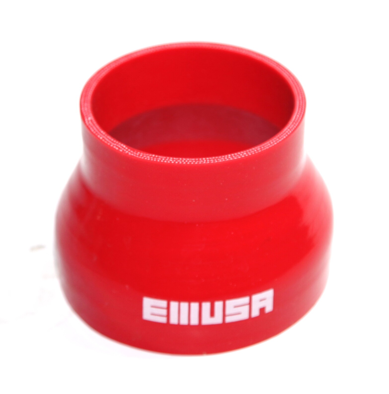Universal RED 4PLY 1x Straight 3.0"-4.0"ID Silicone+ 2xStainles Steel T-clamp