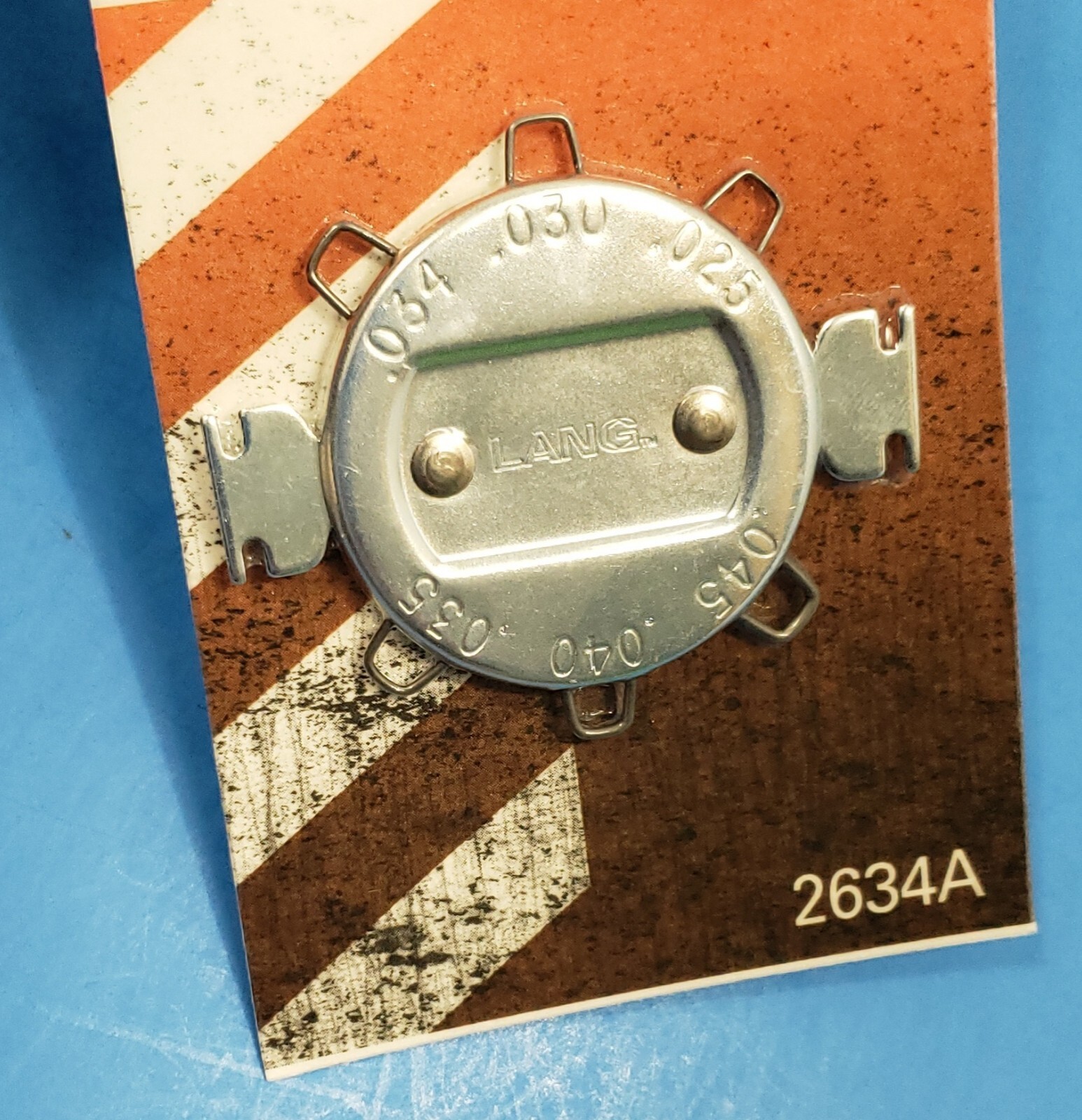 LANG 2634A Spark Plug Gap Wire Gauge Made in USA