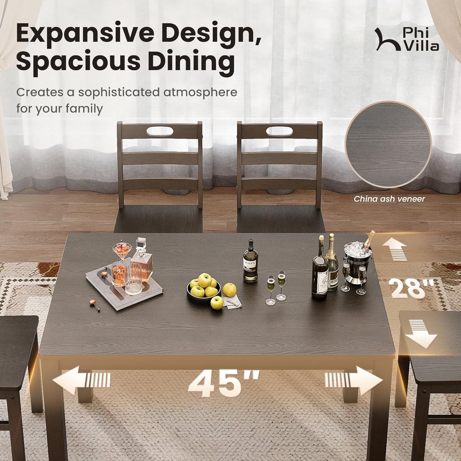 Dining Table Set Kitchen Table and Chairs for 4 Kitchen Table Dining Room Table