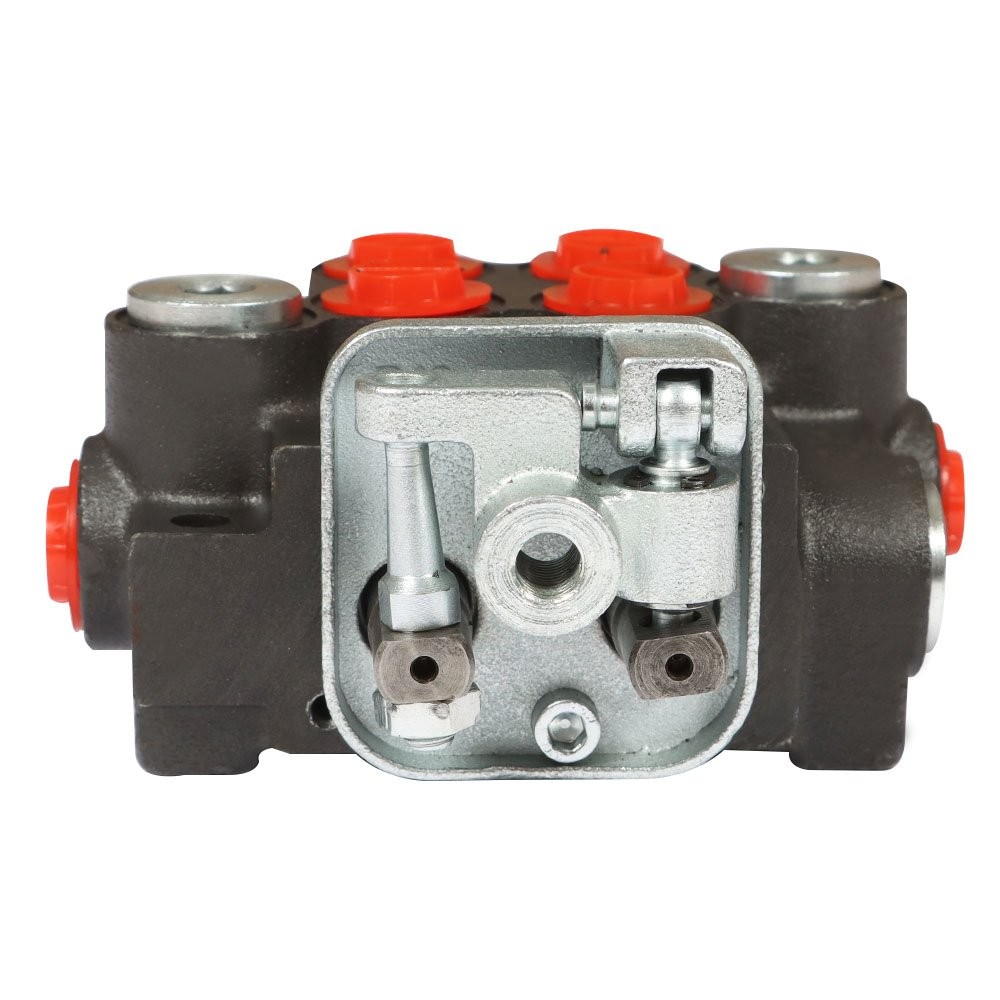 2Spool Hydraulic Joystick Control Valve 11 gpm Directional Double Control Valve