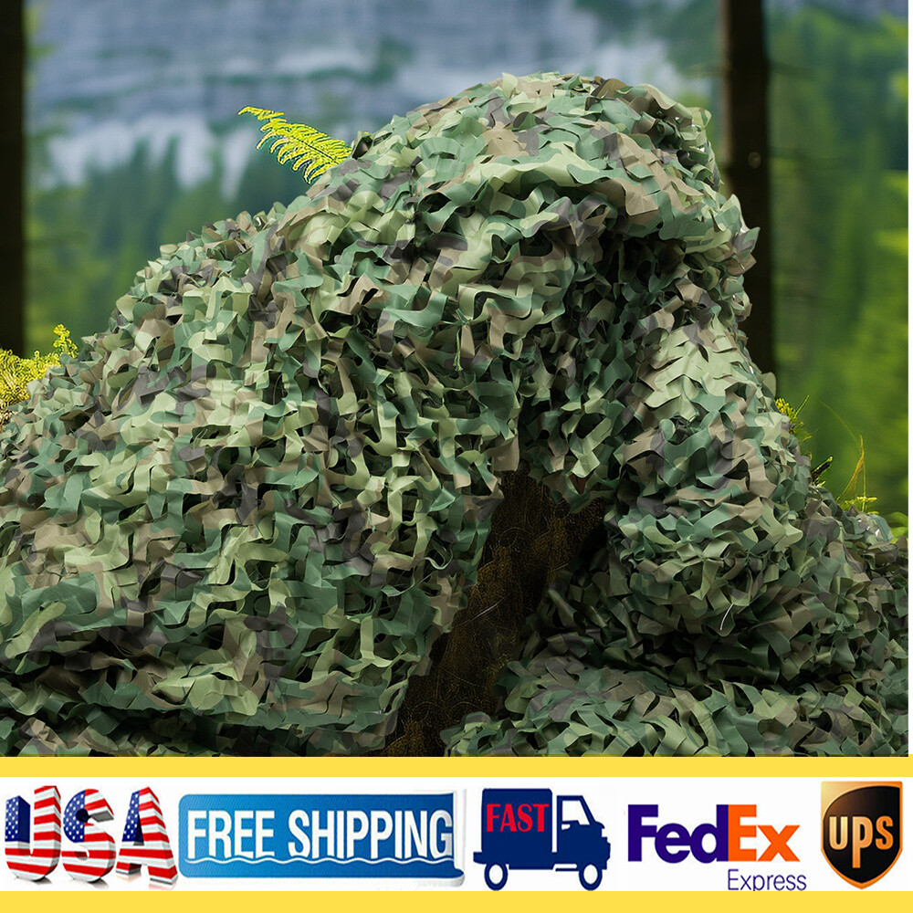 26 Ft*26 Ft Camouflage Camo Netting Camo Net Camping Hunting Woodland Net Mesh