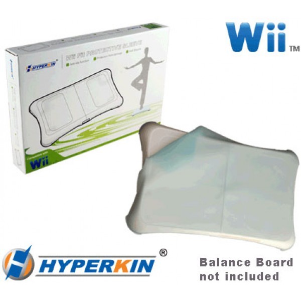 NEW Hyperkin  Clear Wii Fit Balance Board silicon Jell Protective Sleeve