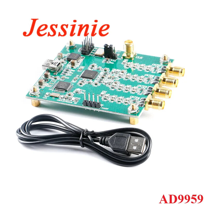 AD9959 RF Signal Generator 4-Channel DDS Module AM Frequency Sweep