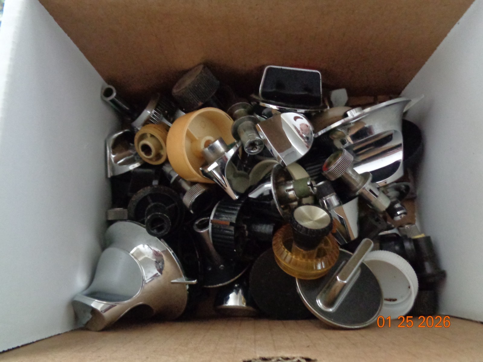 50+ Vintage Radio / TV / Equipment Knobs Used Midcentury Plastic Bakelite