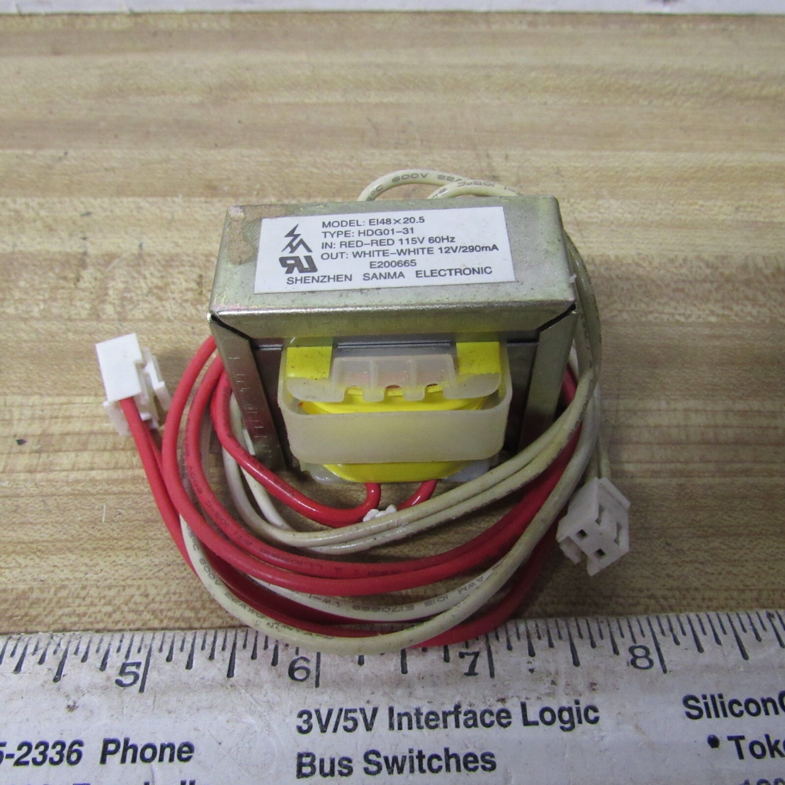 TRANSFORMER Power  12V @ 290 mA 115V PRI EI48x20.5