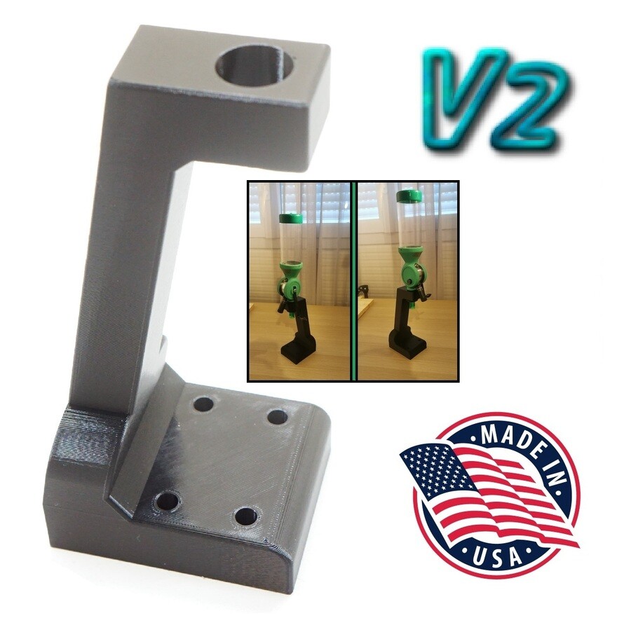 Powder Measure Bench Stand For Redding Support Holder RS-6 Mount RCBS Uni-Flow