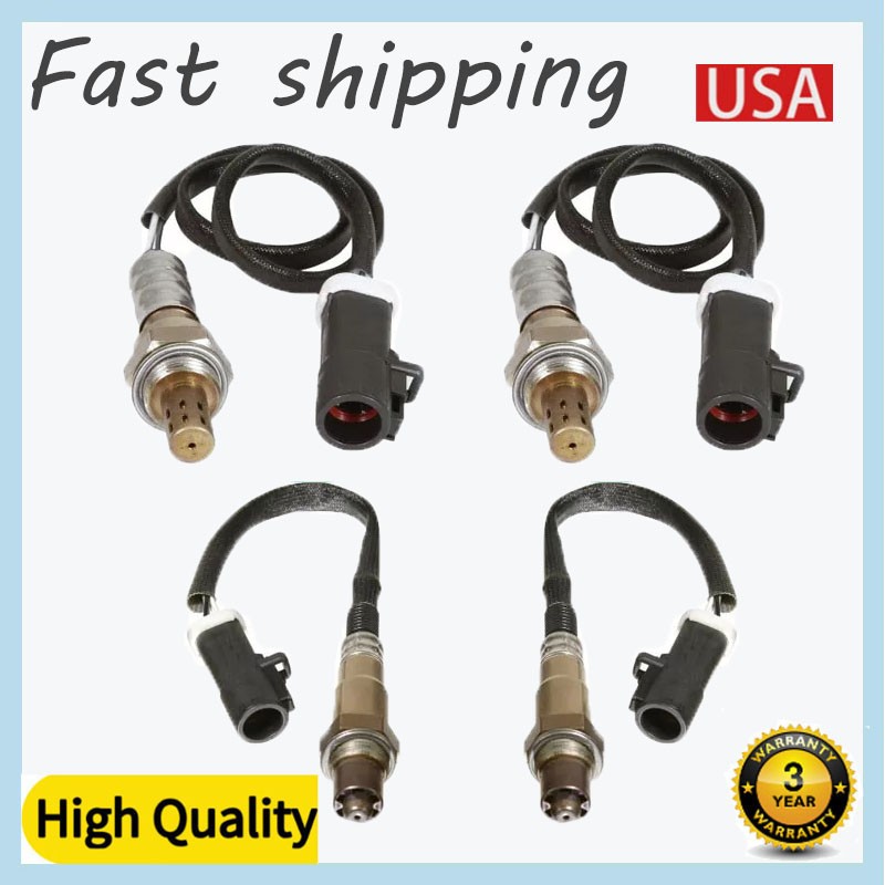 4pcs Upper+Lower O2 Oxygen Sensor Fit For Ford F-150 5.4L V8 2001 2002 2003 NEW