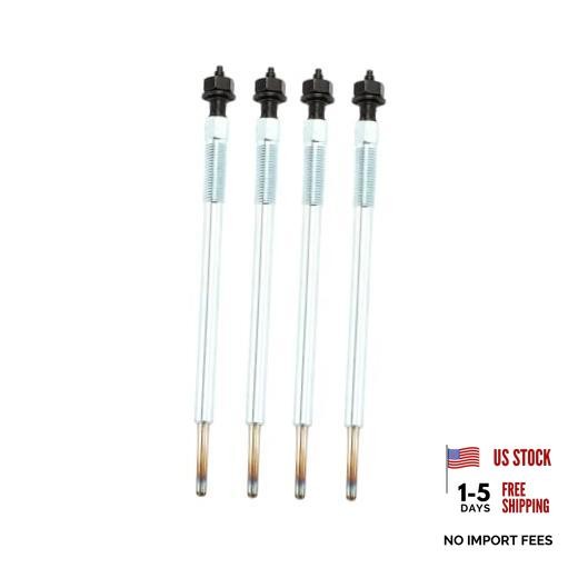7030400 4PCS New Glow Plug Compatible with Doosan Engine D24 Bobcat S62 S510