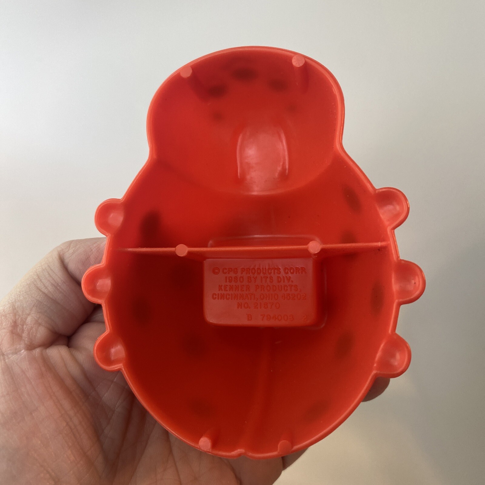 VTG 1980 Strawberry Shortcake Play Doh Set Replacement Lady Bug & Plastic Mat