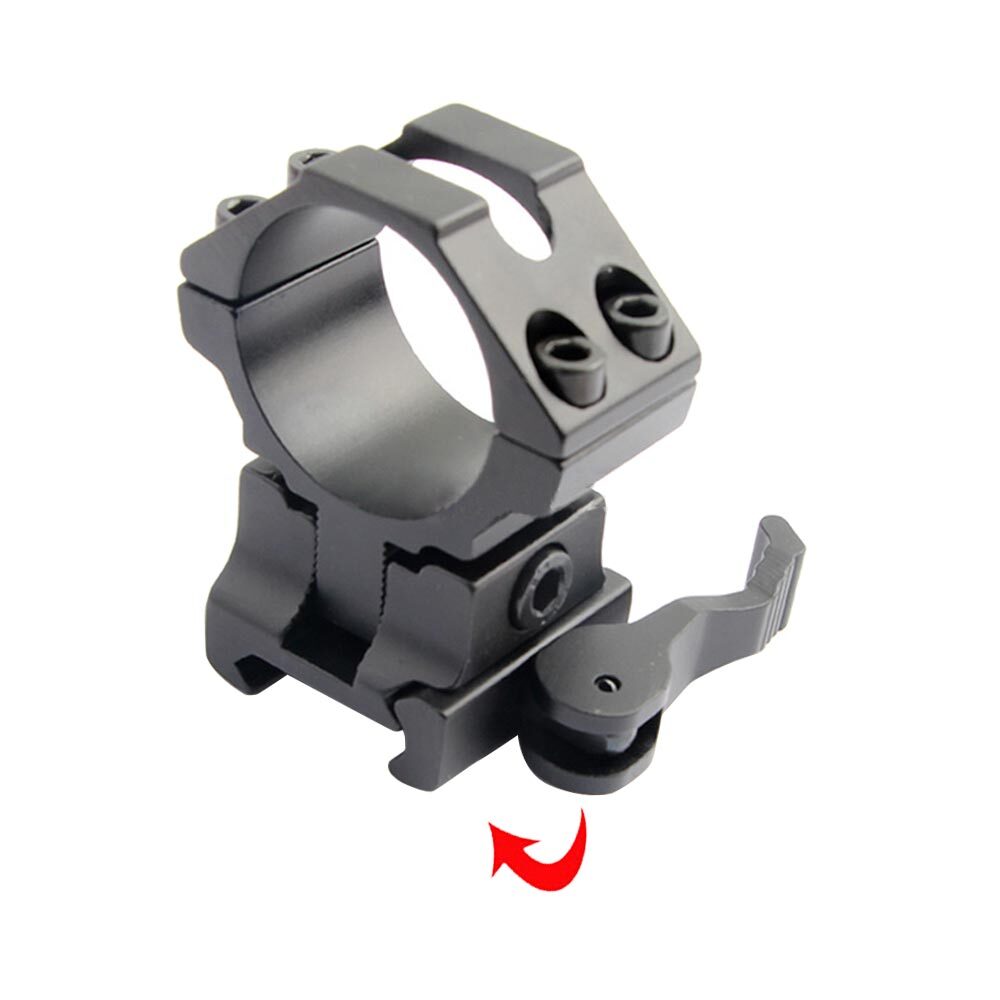 2pcs QD Adjustable Height scope mount precision Picatinny Scope Ring 1''/30mm