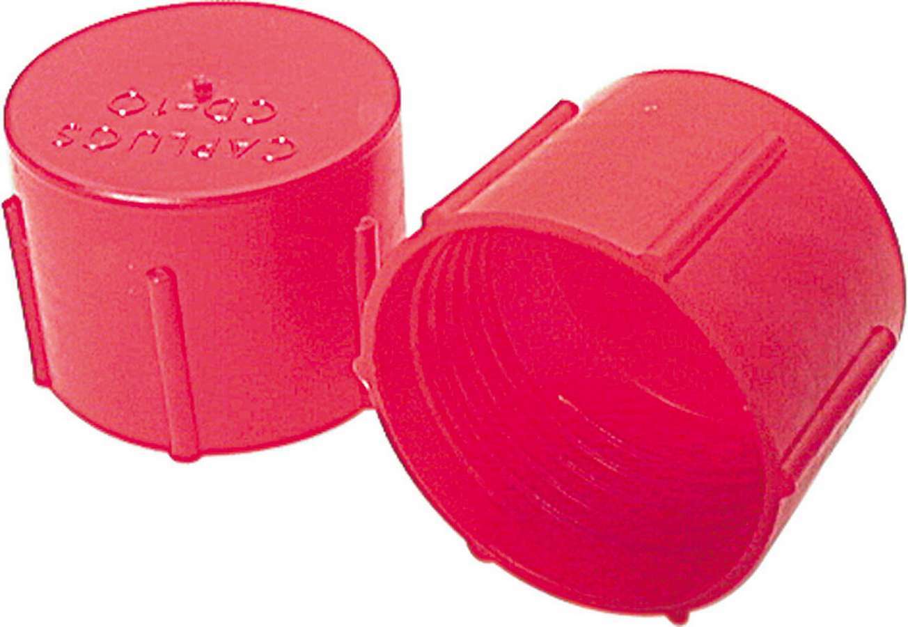 Allstar ALL50803 AN Caps Plastic Red -6 AN Female Set of 20
