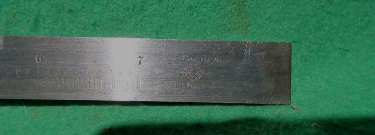 Vintage Starrett Vernier Caliper NO. 122 E & M 7" PART