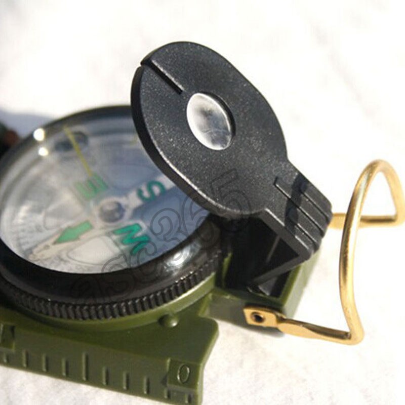 Hot Sale Lensatic Compass Military Camping Hiking Army Style Survival Marching