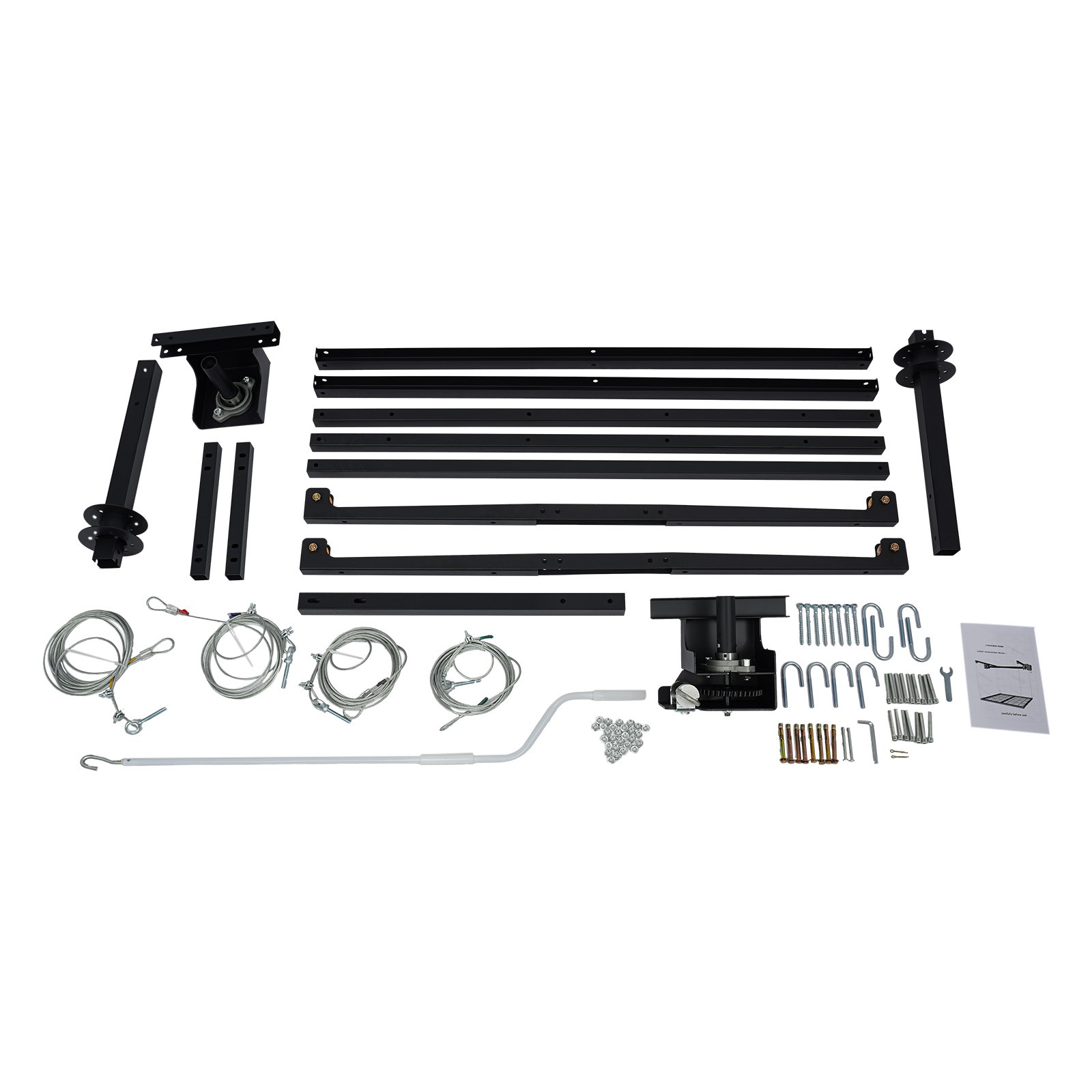 Overhead Adjustable Height Garage Lifting Storage Steel Rack Organization Unit