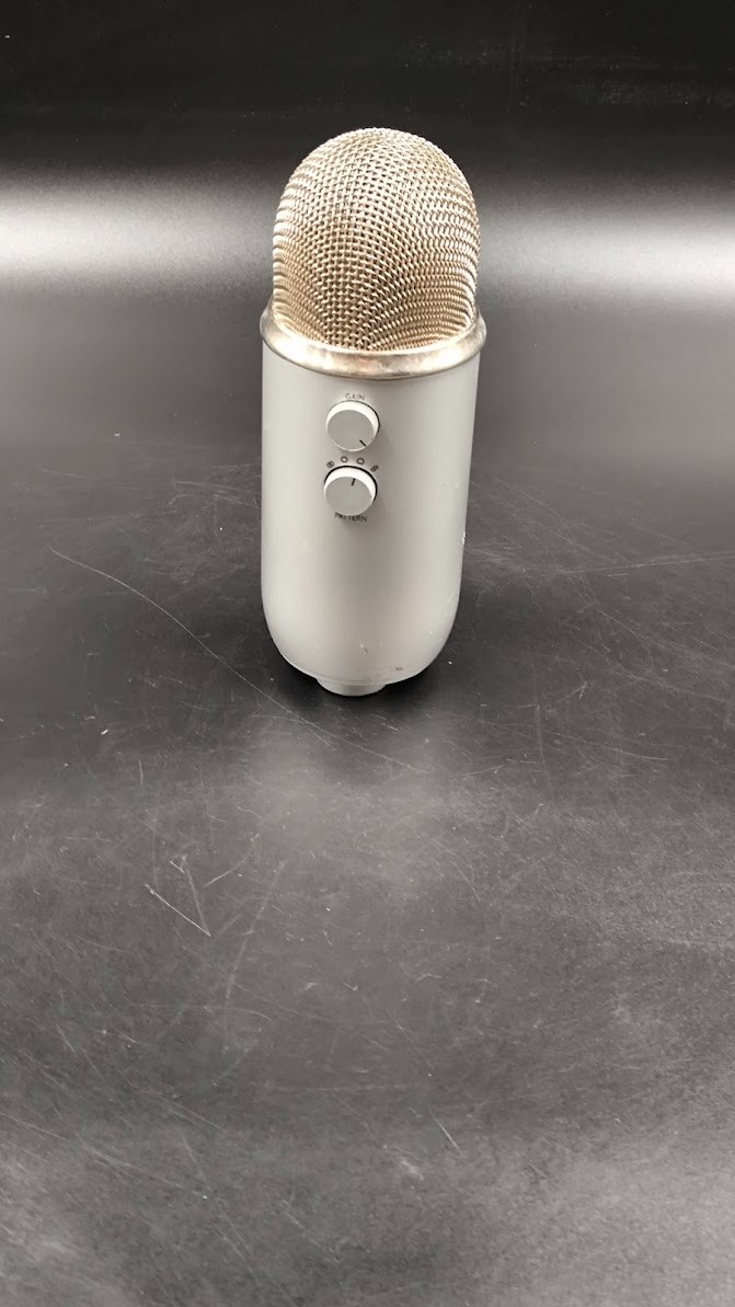 Blue Yeti Microphone Used Working Silver