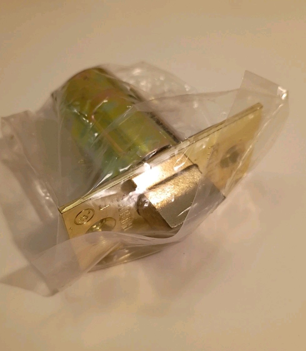FAULTLESS polished Brass passage New With Out Box.