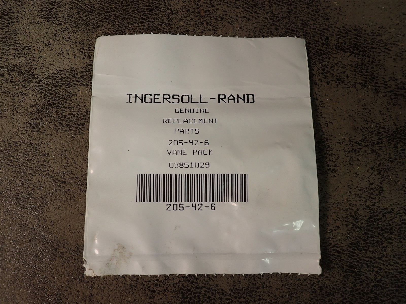 NEW Ingersoll Rand 205-42-6 Genuine Replacement Parts Vane Pack (BN278)